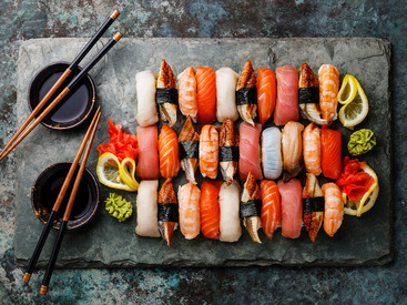 Здоровье и питательность суши-нигири